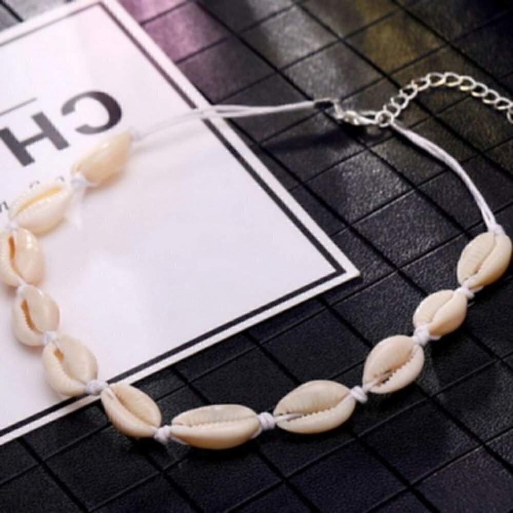 Chain Natural Seashell Choker Necklace jewelry
